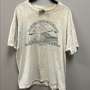 Harmony Farm Supply & Nursery Short Sleeve Tee with Graphic Design